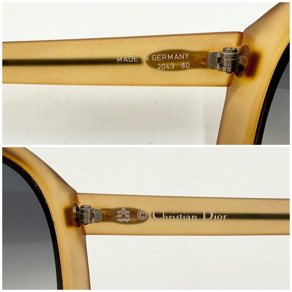Christian Dior 2043 Oversized Sunglasses 70s Optyl - Picture 13 of 16